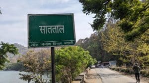 Sattal lake -a tourist spot with boating! 