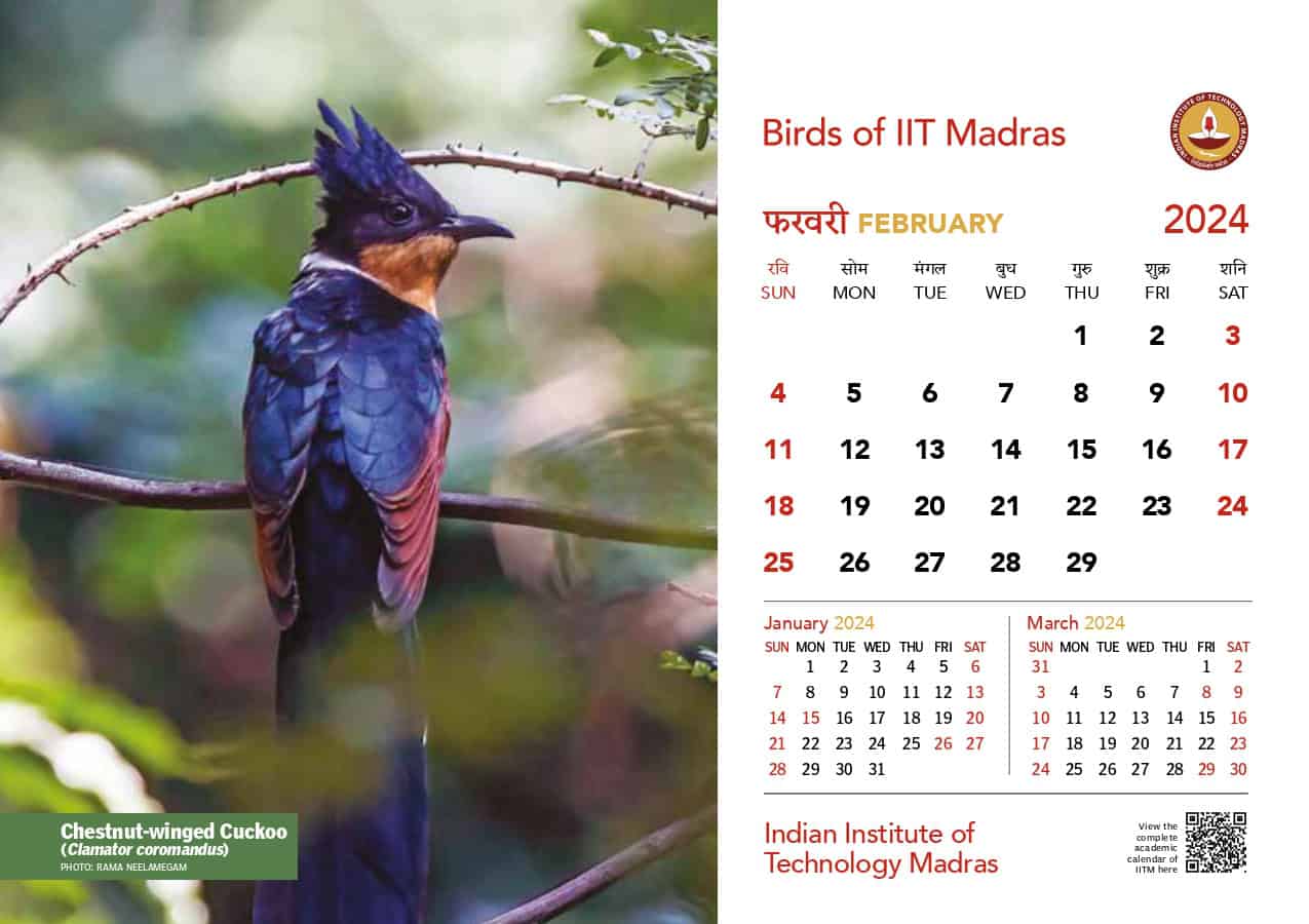 IIT Madras 2024 Calendar Rama Neelamegam